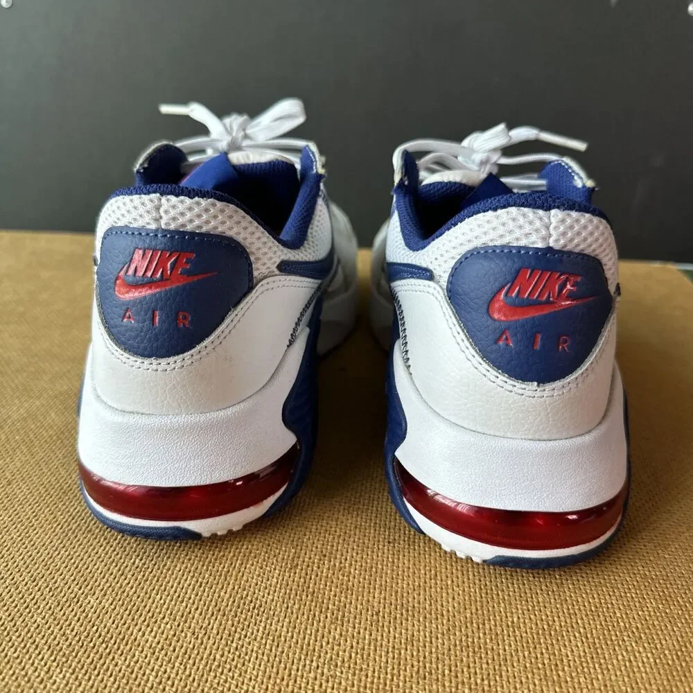 Nike Air Max Excee Men’s Low Top Lace-Up Mesh Sneakers White/Blue CZ9168-100